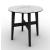 Abrey Laminated Ceramic-Glass/Wood Side Table