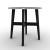 Abrey Laminated Ceramic-Glass/Wood Side Table