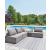 Bree Zee 5-Piece Outdoor Nuvella Fabric Lounge Sectional Set w/Table