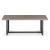 Bree Zee 7-Piece Outdoor Nuvella Fabric Lounge Sectional Set w/2 Tables
