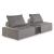 Bree Zee 3-Piece Outdoor Nuvella Fabric Lounge Set w/Table