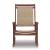 Emani Outdoor Eucalyptus Wood/Resin Rocking Chair