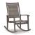 Emani Outdoor Eucalyptus Wood/Resin Rocking Chair