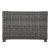 Safari Peak 3-Piece Outdoor Resin Wicker/Eucalyptus Wood Dining Set