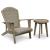 Marina Sun Resin Wicker/Wood Adirondack Chair