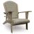 Marina Sun Resin Wicker/Wood Adirondack Chair