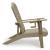 Marina Sun Resin Wicker/Wood Adirondack Chair