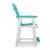Eisely Outdoor High-Density Polyethylene Counter Height Barstool, Set of 2