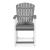Transville Outdoor High-Density Polyethylene Counter Height Barstool, Set of 2