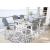 Transville Outdoor High-Density Polyethylene Counter Height Rectangular Dining Set