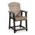 Fairen Trail Outdoor High-Density Polyethylene Counter Height Barstool, Set of 2