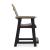 Fairen Trail Outdoor High-Density Polyethylene Counter Height Barstool, Set of 2
