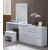P255 Storage Panel Bedroom Set with LED Light
