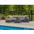 Petal Road 4-Piece Outdoor Nuvella Fabric/Resin Wicker Sectional Set
