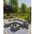 Petal Road 4-Piece Outdoor Nuvella Fabric/Resin Wicker Sectional Set