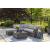 Petal Road 4-Piece Outdoor Nuvella Fabric/Resin Wicker Sectional Set