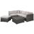 Ashley SM Cherry Point 4-Piece Nuvella Fabric Wicker Outdoor Sectional Set