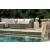 Ashley SM Cherry Point 4-Piece Nuvella Fabric Wicker Outdoor Sectional Set