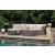 Ashley SM Cherry Point 4-Piece Nuvella Fabric Wicker Outdoor Sectional Set