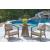 Joy Lagoon Wood/Polyester 3-Piece Patio Set