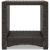 Windglow Outdoor Resin Wicker Square End Table