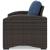 Windglow Outdoor Nuvella Fabric/Resin Wicker Lounge Chair