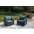 Windglow Outdoor Nuvella Fabric/Resin Wicker Lounge Chair
