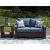 Windglow Outdoor Nuvella Fabric/Resin Wicker Patio Set