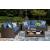 Windglow Outdoor Nuvella Fabric/Resin Wicker Patio Set