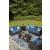 Windglow Outdoor Nuvella Fabric/Resin Wicker Patio Set