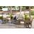Braylee Outdoor Nuvella Fabric/Resin Wicker Patio Set