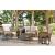 Braylee Outdoor Nuvella Fabric/Resin Wicker Patio Set