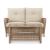 Braylee Outdoor Nuvella Fabric/Resin Wicker Patio Set