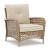 Braylee Outdoor Nuvella Fabric/Resin Wicker Patio Set