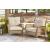 Braylee Outdoor Nuvella Fabric/Resin Wicker Patio Set