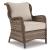 Clear Ridge Outdoor Nuvella Fabric/Resin Wicker Lounge Chair, Set of 2