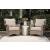 Clear Ridge Outdoor Nuvella Fabric/Resin Wicker Lounge Chair, Set of 2
