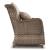 Clear Ridge Outdoor Nuvella Fabric/Resin Wicker Glider Loveseat