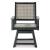 Mount Valley Outdoor High-Density Polyethylene Swivel Dining Chair, Set of 2