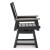 Mount Valley Outdoor High-Density Polyethylene Swivel Dining Chair, Set of 2