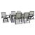 Mount Valley Outdoor High-Density Polyethylene Patio Dining Set