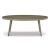 Swiss Valley Outdoor Oval Wood Look Coffee Table