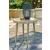 Swiss Valley Outdoor Wood Look Round End Table