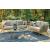 Swiss Valley Outdoor Oval Wood Look Coffee Table