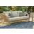 Swiss Valley Outdoor Nuvella Fabric/Handwoven Polyester Rope Sofa w/4 Pillows