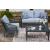 Bridges Beach Polyester/Aluminum 4-Piece Patio Set