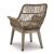 Beach Front Outdoor Nuvella Fabric/Resin Wicker Arm Chair, Set of 2