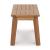 Janiyah Outdoor Acacia Wood Rectangular Dining Set