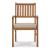 Janiyah Outdoor Acacia Wood Rectangular Dining Set