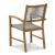 Janiyah Outdoor Acacia Wood Round Dining Set
